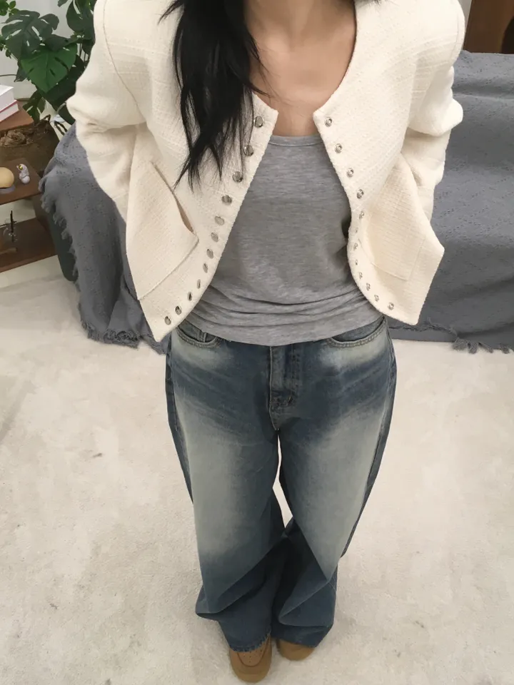 레본 트위드자켓 (2color) 상세 이미지 8