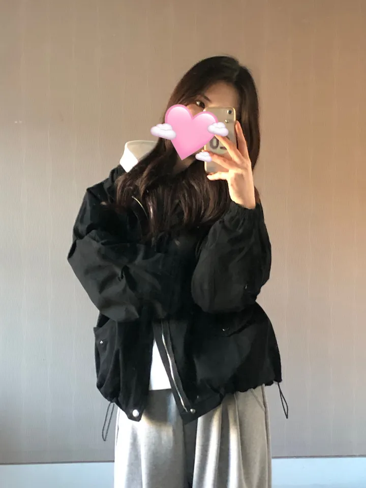 [최저가보장/후드탈부착!] 루즈핏 후드 레이어드 야상 점퍼 누빔 안감있음 -2colo 상세 이미지 11