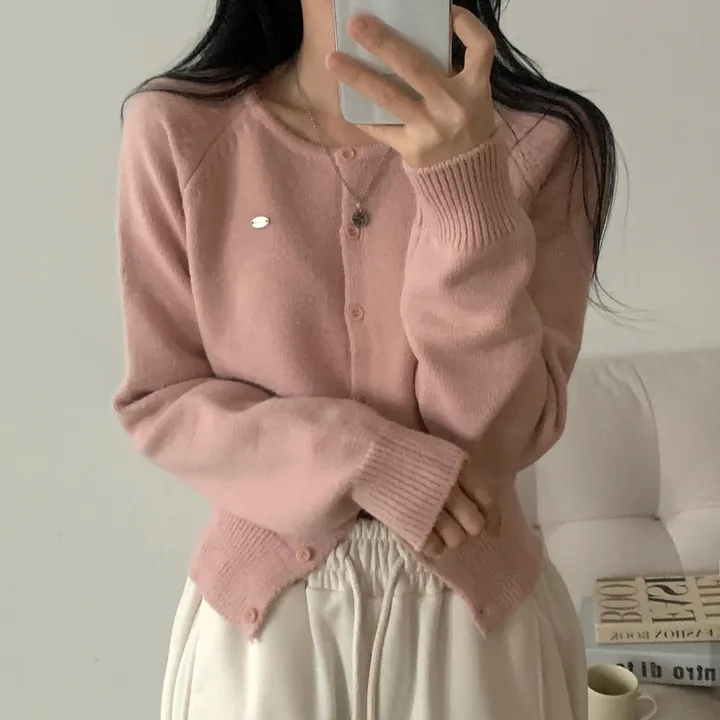 [후기보장🤍/Wool] 에버닌 펜던트 니트 가디건 - 7color 상세 이미지 6