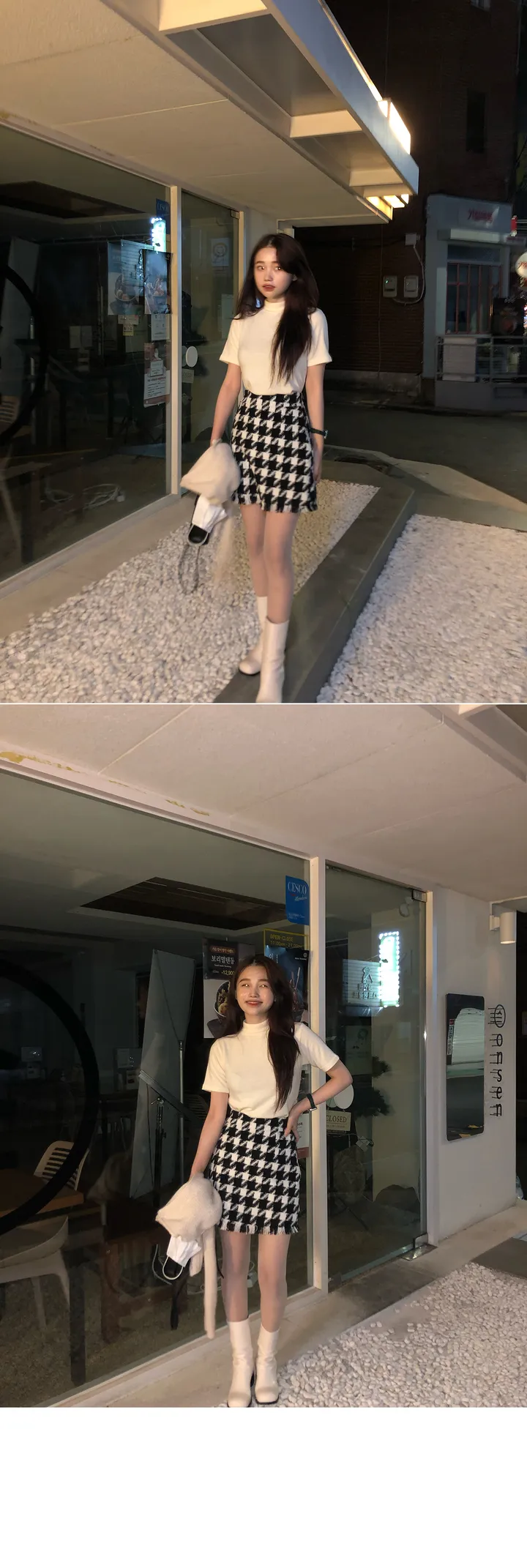 주문폭주[MADE] black pink tweed - set 상세 이미지 16