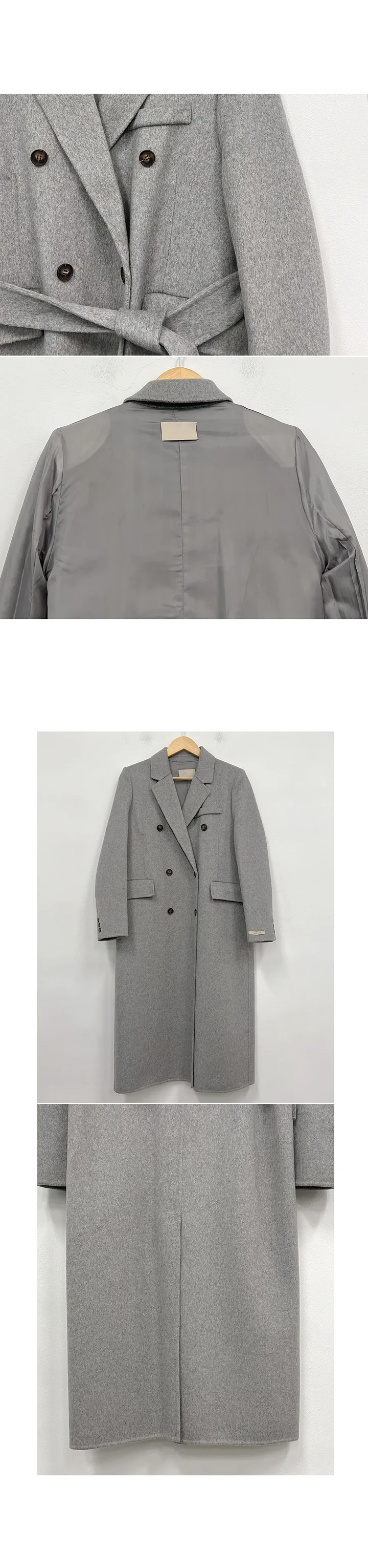 *당일발송*[울]리턴 핸드메이드 롱 코트ct (4color) 상세 이미지 18
