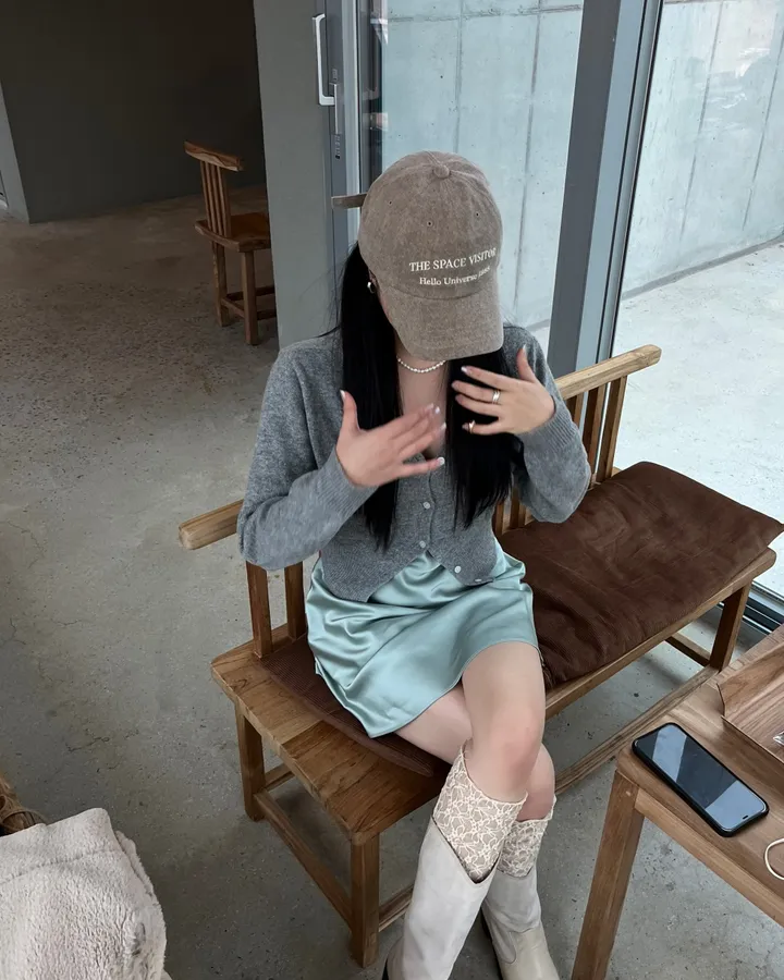 제프 울 니트 가디건 상세 이미지 4