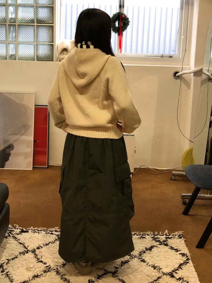 [MD pick🤎]크런치 베이직 니트 버튼 후드 가디건(4color) 상세 이미지 51