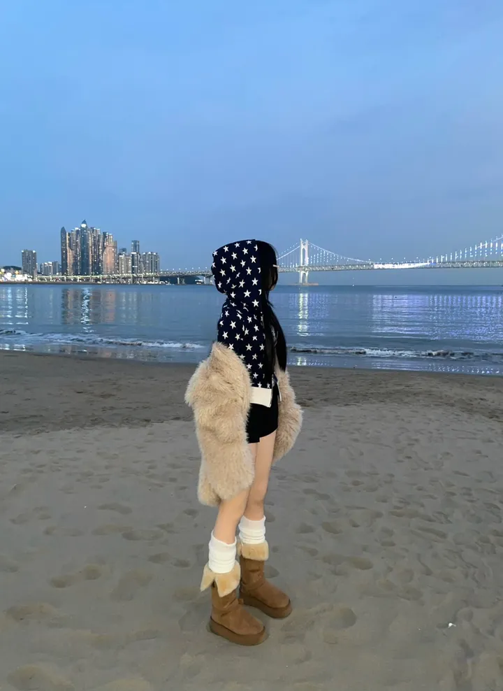 [MD소장/인기상품] y2k star pattern slim crop hood zip-up / y2k 별 스타 패턴 슬림 크롭 후드 집업 상세 이미지 8