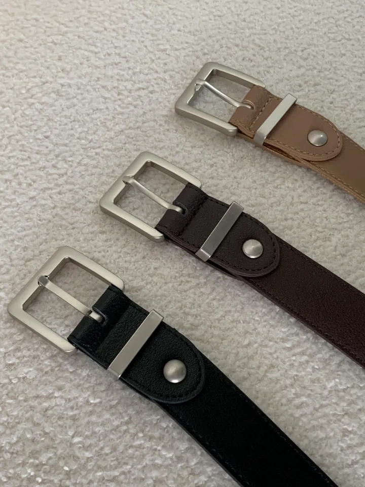 [*코디활용🤎]터드 사각 벨트 : turd square belt - 3 color 상세 이미지 57