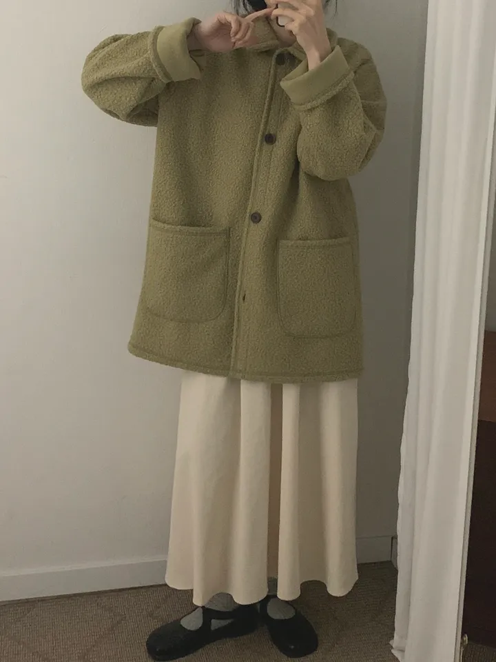 부클하프코트 (3color) 상세 이미지 28