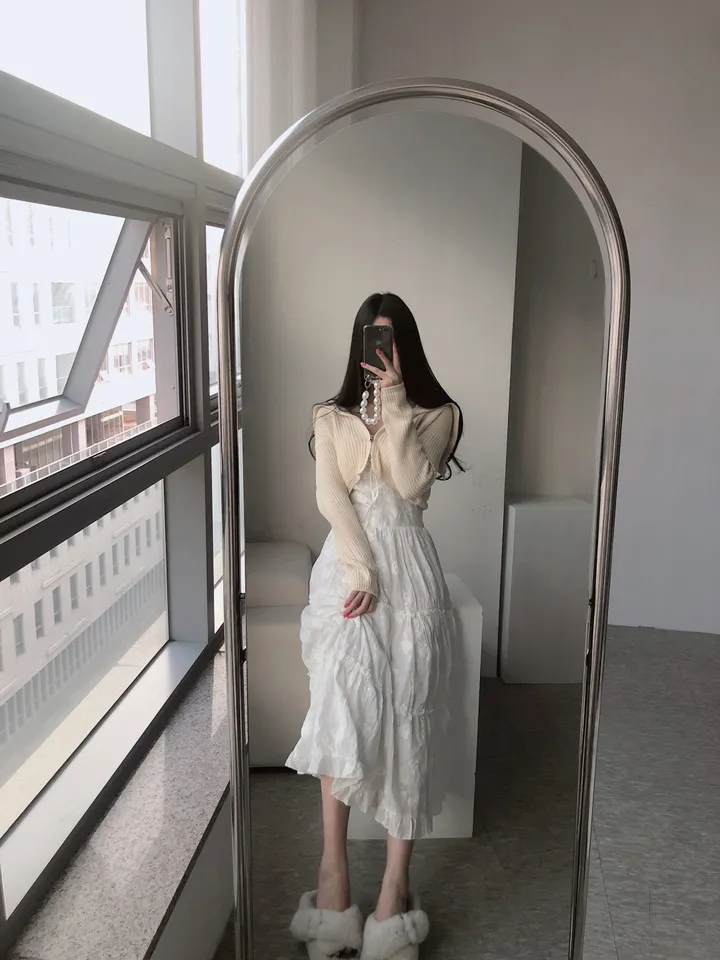 *당일* 슈슈 하찌 세라 크롭 가디건 4color 투웨이 투지퍼 봄신상 가디건 루즈핏 상세 이미지 15