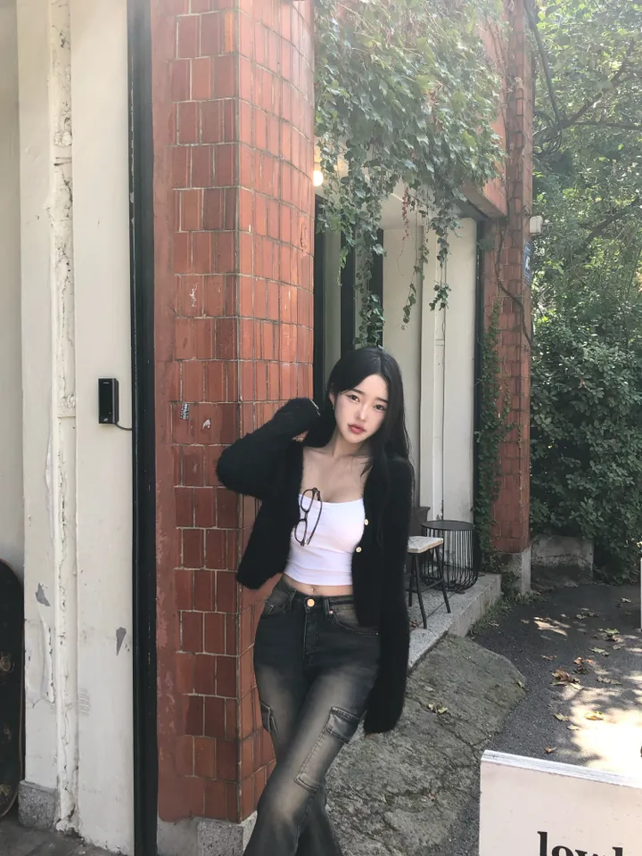 부하지않은! [*왕보들/여리핏] 앙고라 베이비컬러 투버튼 솔잎 가디건-6col 상세 이미지 18