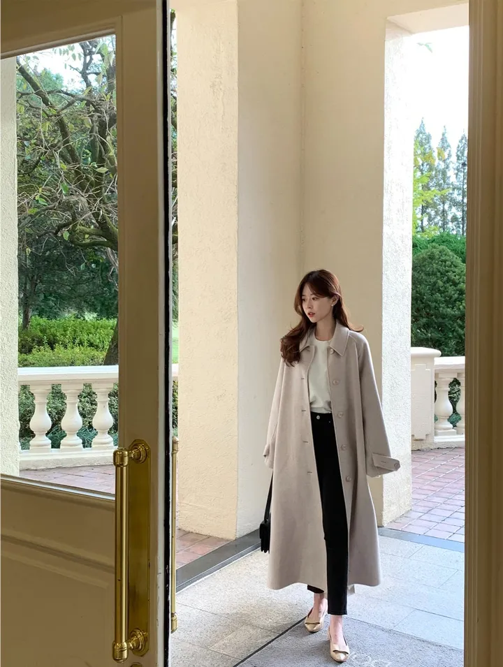 도리 롱코트 울코트 핸드메이드코트 겨울자켓 상세 이미지 17