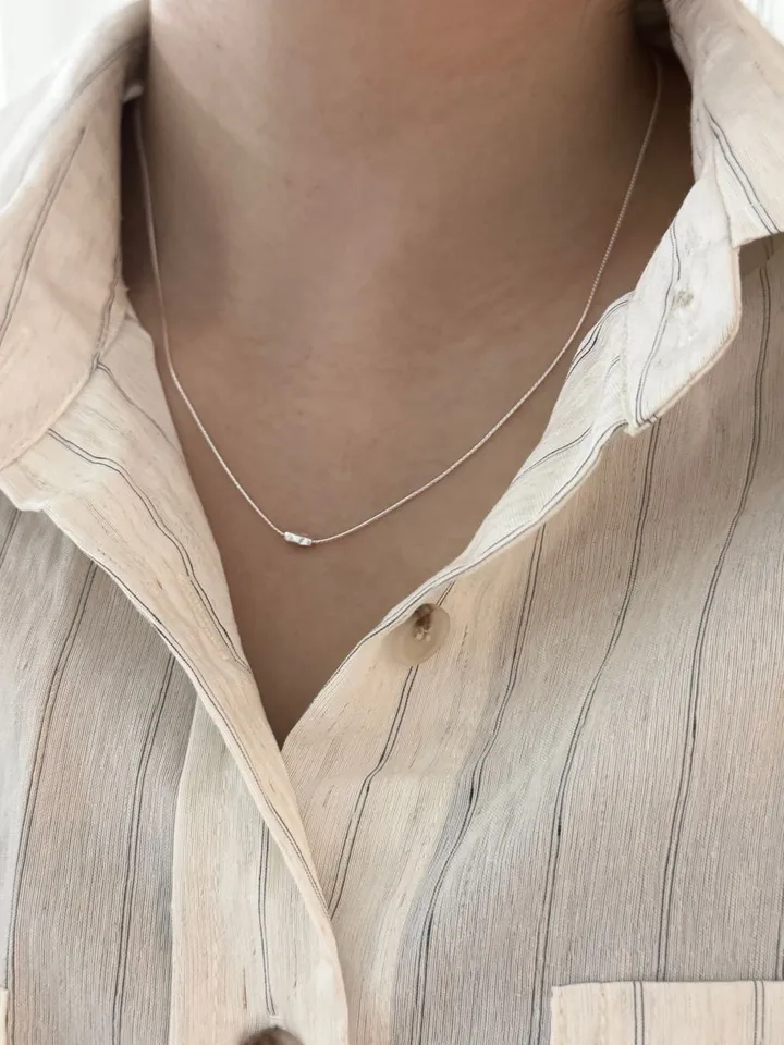 [silver92.5] 씬프리 데일리 실버 목걸이 (1color) 상세 이미지 11