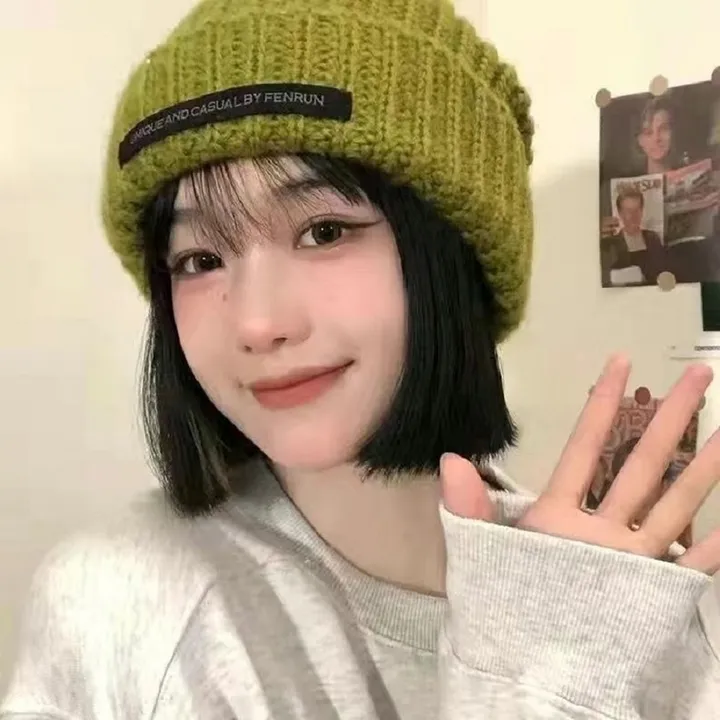 겨울 골지 니트 비니 패션 비니 상세 이미지 6
