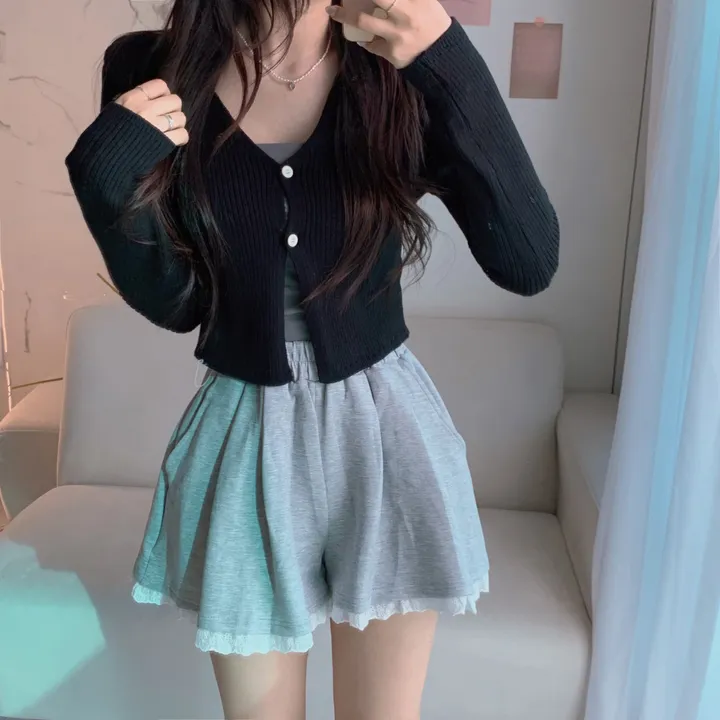 [반팔&긴팔 ver.] 💞꼬옥 소장 - 4계절 내내 활용! 데잇 투버튼 골지 가디건 상세 이미지 40