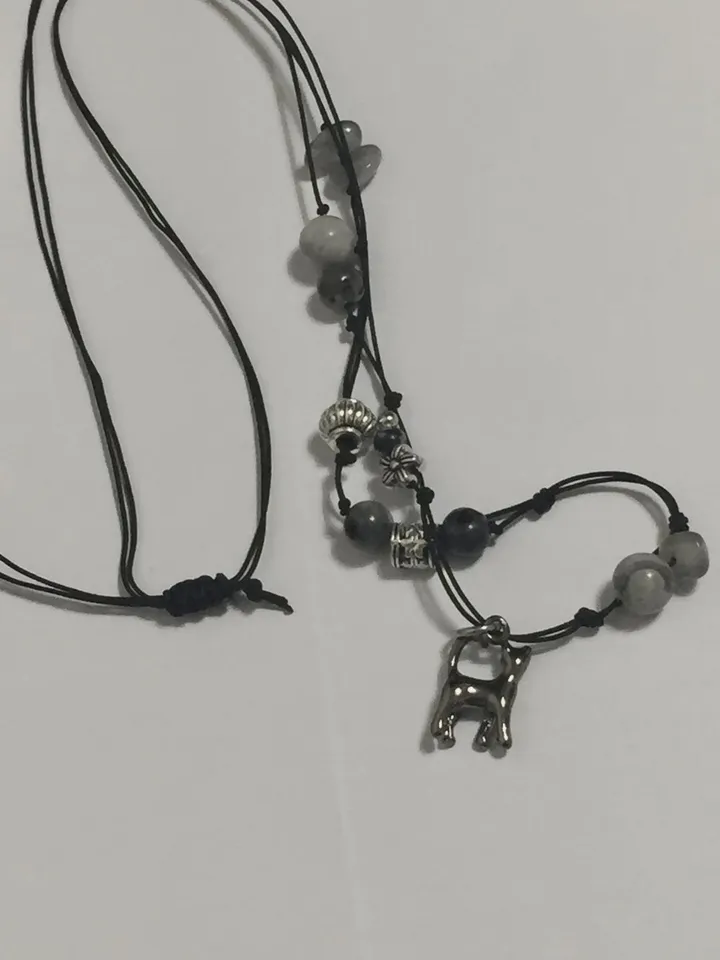 [자체제작] [주문폭주] ❥❥ Dark matter  Necklace (Cat Ver.) 고양이 원석 목걸이 상세 이미지 27