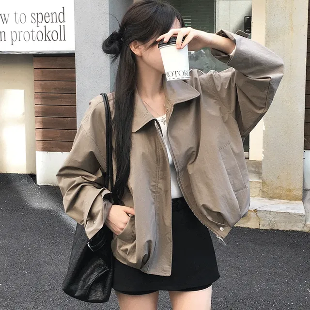 [가을아우터🍁/예쁨보장*.*] 더스트 아방핏 카라 숏 자켓 안감내장 소매 스트랩 트렌치 코트 점퍼 밑단핀턱 데일리룩 데이트룩 간절기아우터 가을신상/가을자켓