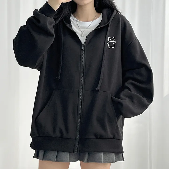 냥냥이 백레터링 오버핏 후드집업 ✔️후드집업 후드 집업 오버핏후드집업 캐릭터 뒷나염 교복후드집업 학생후드집업 빅사이즈 상세 이미지 20