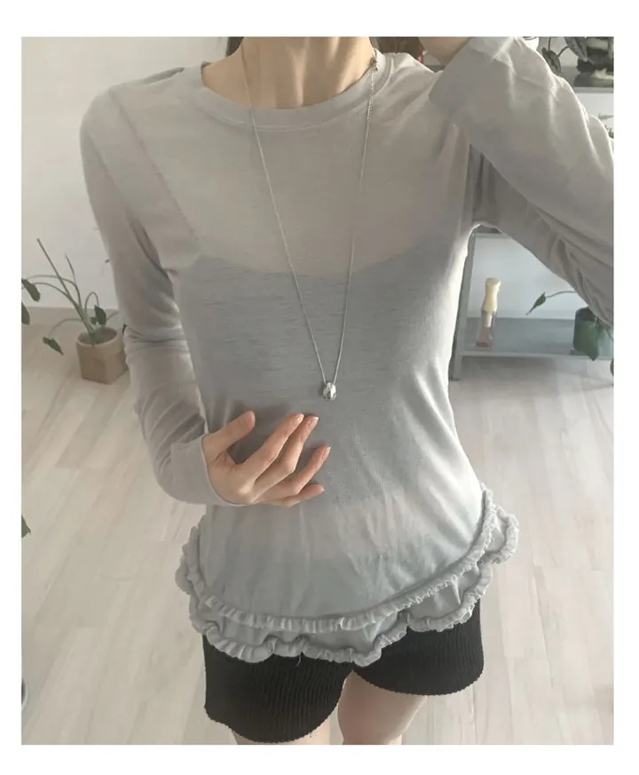 *당일출고*MD강추템🩶최저가 써클 체인 볼드 롱 데일리 목걸이 상세 이미지 12