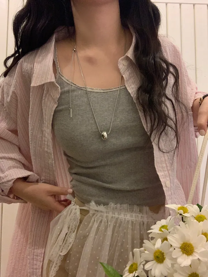 zen necklace (silver) 상세 이미지 6
