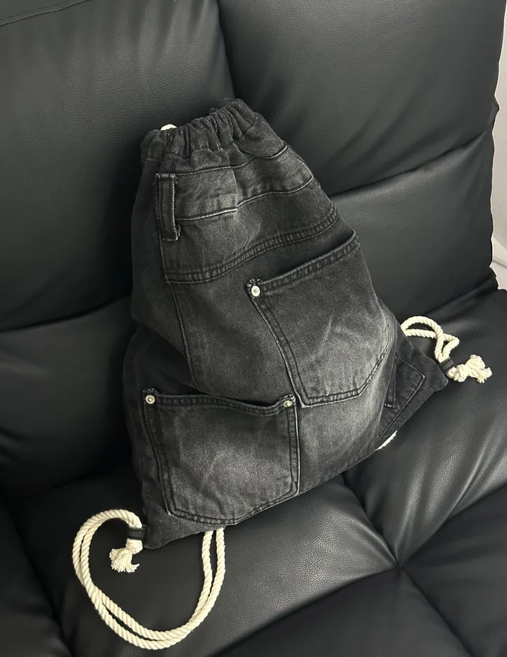(주문폭주/당일출고) 데님 짐색 / COTI DENIM GYM SACK 상세 이미지 14