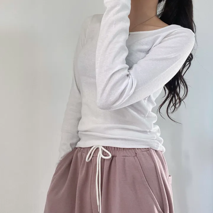 [누적 4천장 돌파] 쫀쫀여리핏/베이직 긴팔티 10colors 상세 이미지 5