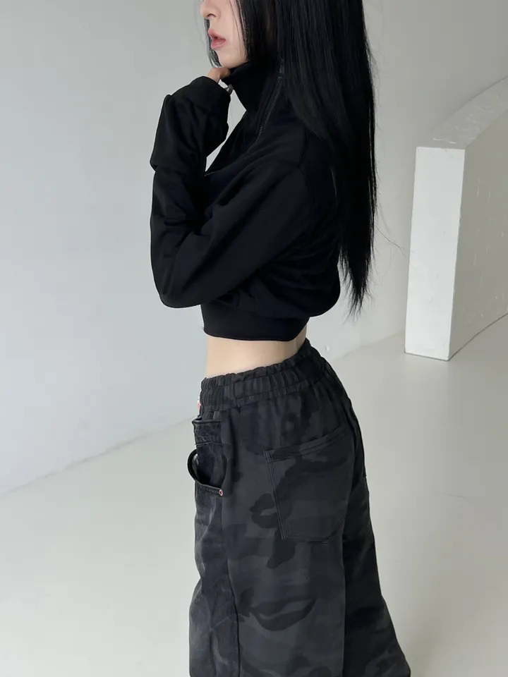 [❤️‍🔥주문폭주❤️‍🔥/당일배송🚀] 카브 하이넥 언발 폴라 집업 상세 이미지 15