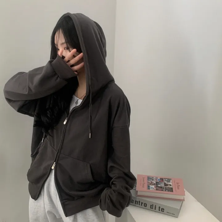 [사계절인기템/7컬러*.*] 심플무지 투웨이 오버핏 후드집업,점퍼 - 12color 상세 이미지 43
