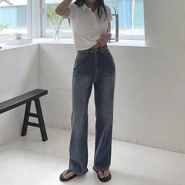 [당일출고] #누적10만장 썸머ver [MADE] 블림진 오버핏 딥 브러쉬 롱 와이드 데님 팬츠 (기장선택) 상세 이미지 131