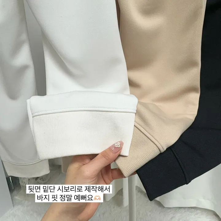 *밑단 포인트, 3color* 로로 슬림 일자 슬랙스 트레이닝 팬츠 상세 이미지 38
