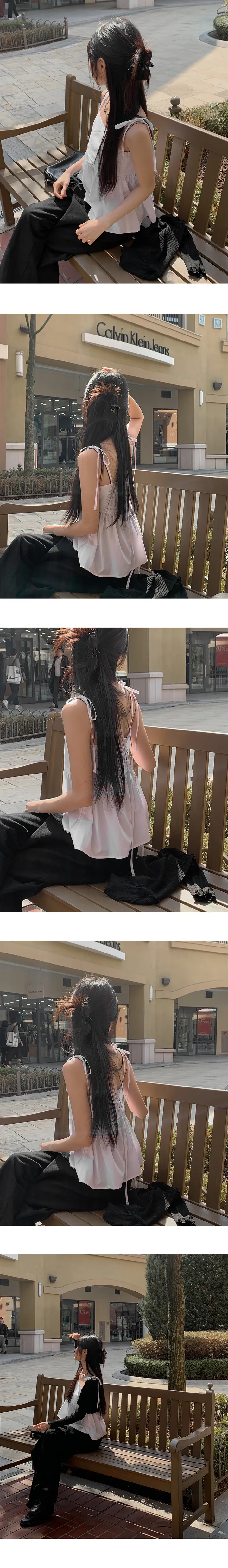 [특가세일🖤]로브 나비 비즈 목걸이 상세 이미지 6