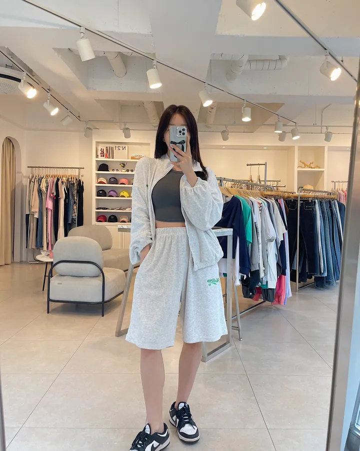 멜로우 테리 타올지 집업점퍼 4color 상세 이미지 12
