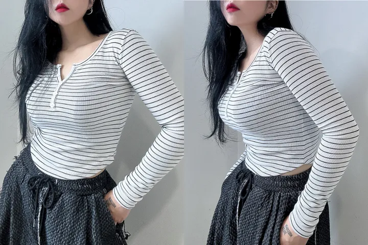 (후드탈부착) 스트링 오버핏 야상 점퍼 상세 이미지 32
