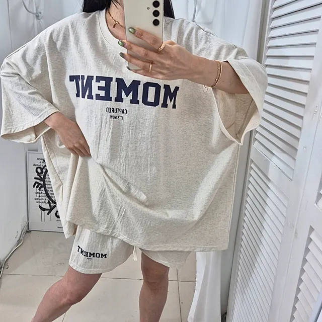 [4COLOR/~3XL] 오버핏 모먼트 트레이닝세트 상세 이미지 10