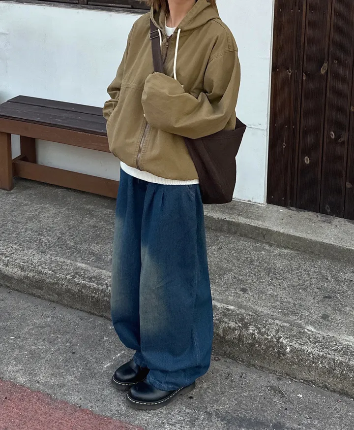 (UNISEX) 빈티지 워크 후드 자켓 상세 이미지 23