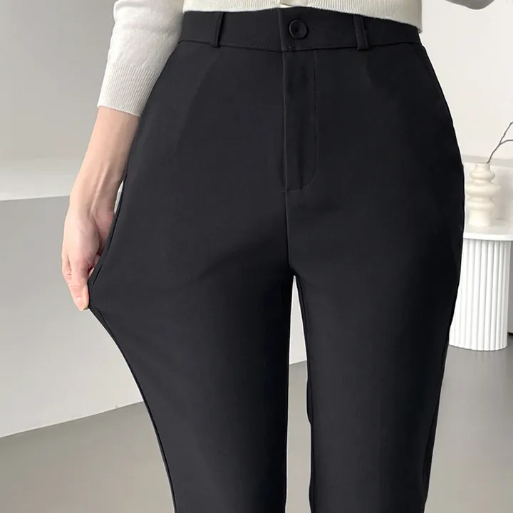 [만능코디템/히든밴딩🖤] 가나다란 엣지 3단 기장 오피스룩 쫀쫀 스판 하이웨스트 부츠컷 슬랙스 5color 상세 이미지 14