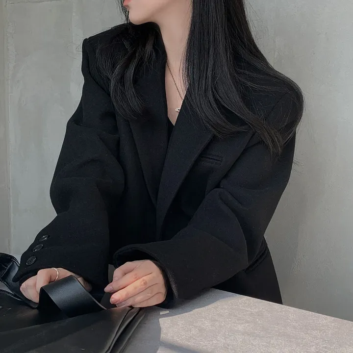 [wool100%/브랜드공정]  윈터 싱글 투버튼 카라 리얼 울 자켓 블레이저 - jk 상세 이미지 66