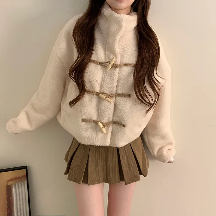 *따수운전체누빔🔥set강추* 포근 토글 덤블 떡볶이점퍼 양털 퍼 뽀글이 자켓 뽀글이집업 이중덤블 누빔패딩 상세 이미지 5