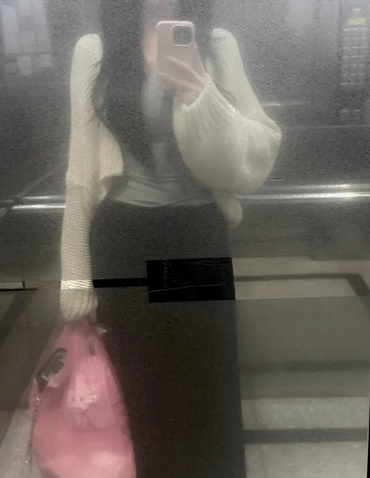 바닐라맛🍨보호본능 청순아방핏🤍바닐라 가디건 -4color/ 여름가디건 여름니트 니트가디건 볼레로 봄가디건 볼레로가디건 크롭가디건 레이어드 얇은가디건 여름 아우터 여행 핑크 상세 이미지 12