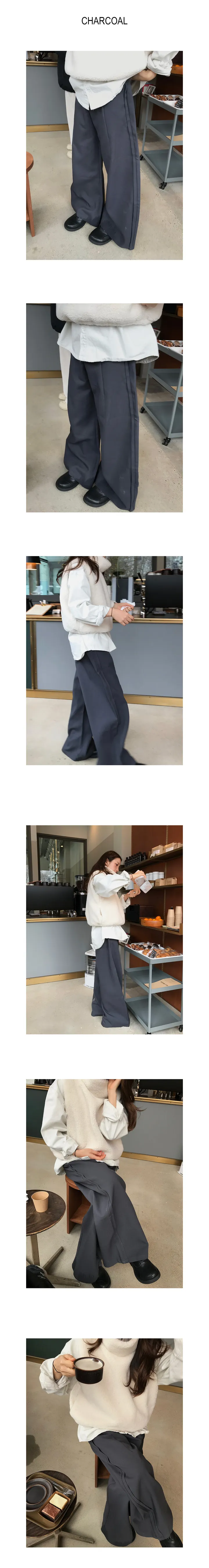 Side Line Boots-Cut Slacks 상세 이미지 2