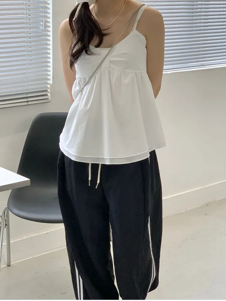 라인 밴딩 트랙팬츠 상세 이미지 20
