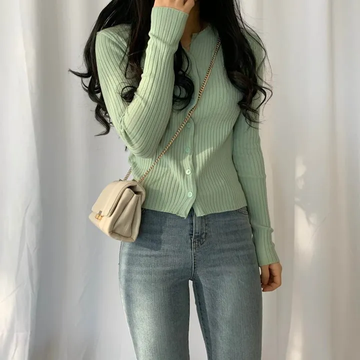진심 여리핏, 골지 니트 가디건 ;9col 상세 이미지 43