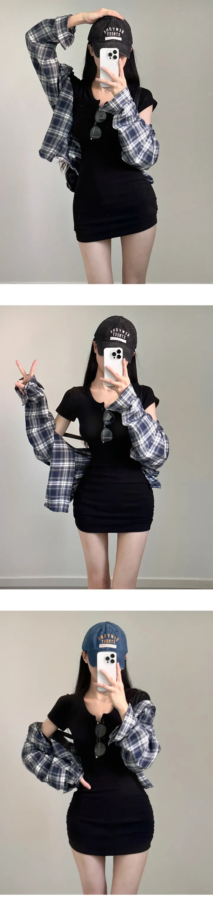 당일🚀[ 문의 폭주 ] 플러팅 빈티지 체크 루즈핏 오버핏 남방 셔츠 상세 이미지 5