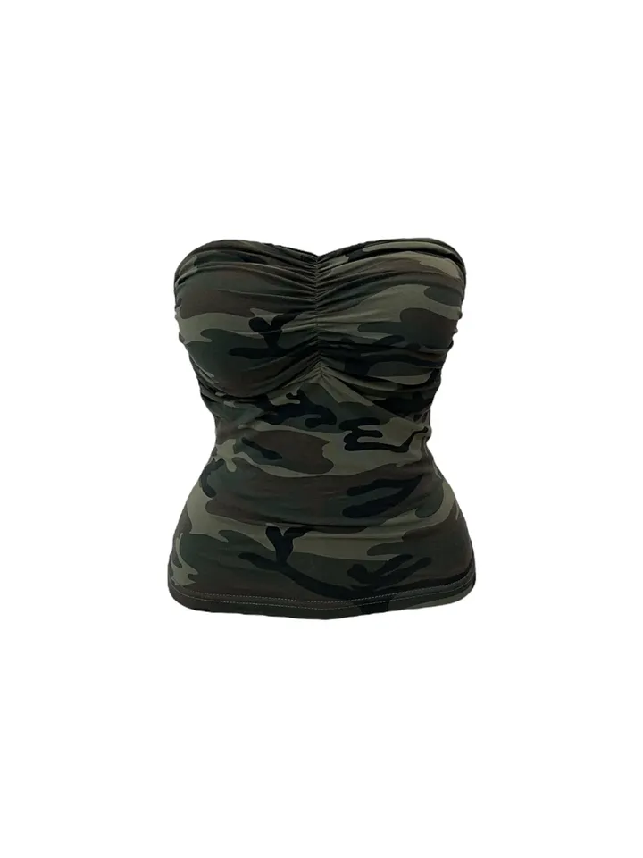 Camo military top skirt set 카모 밀리터리 탑 스커트 세트 상세 이미지 16