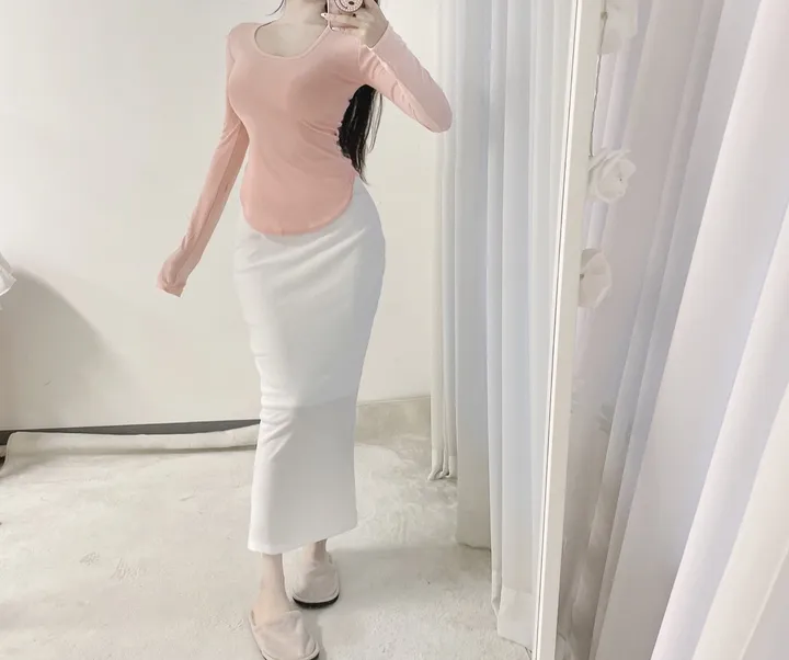 반팔긴팔o자체제작❤️요기가원조❤️숏/롱ver*유어로즈 몸매보정ts 상세 이미지 34