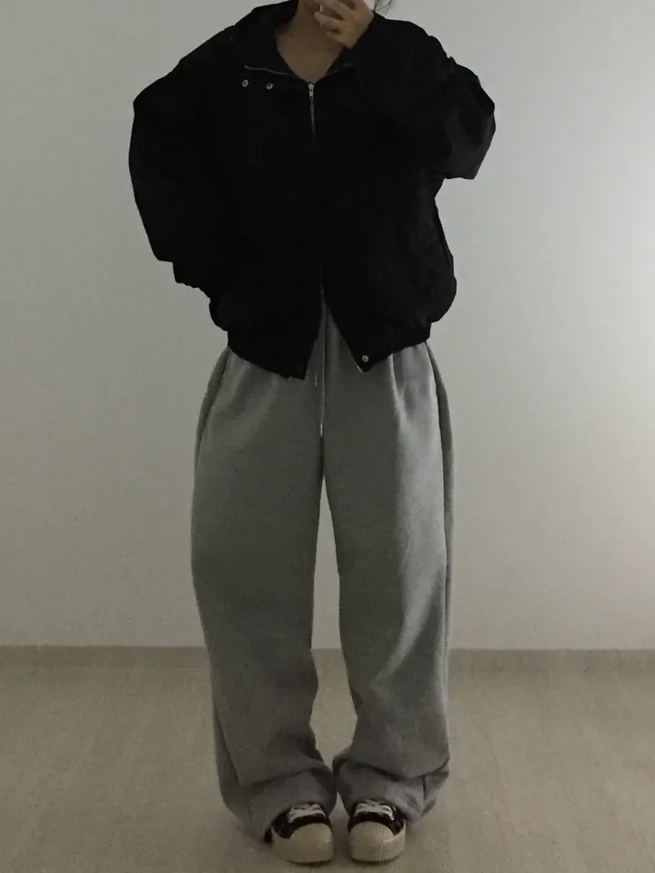 [고퀄/오버핏/안감] 후드하이넥점퍼 바람막이 상세 이미지 8