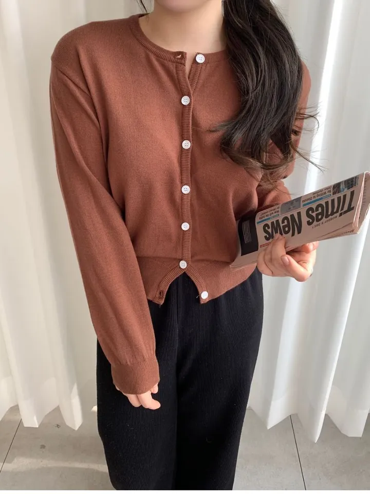 [주문폭주!][봄신상/데일리템/최저가] 아렌 베이직 라운드 가디건 (10color) 상세 이미지 61