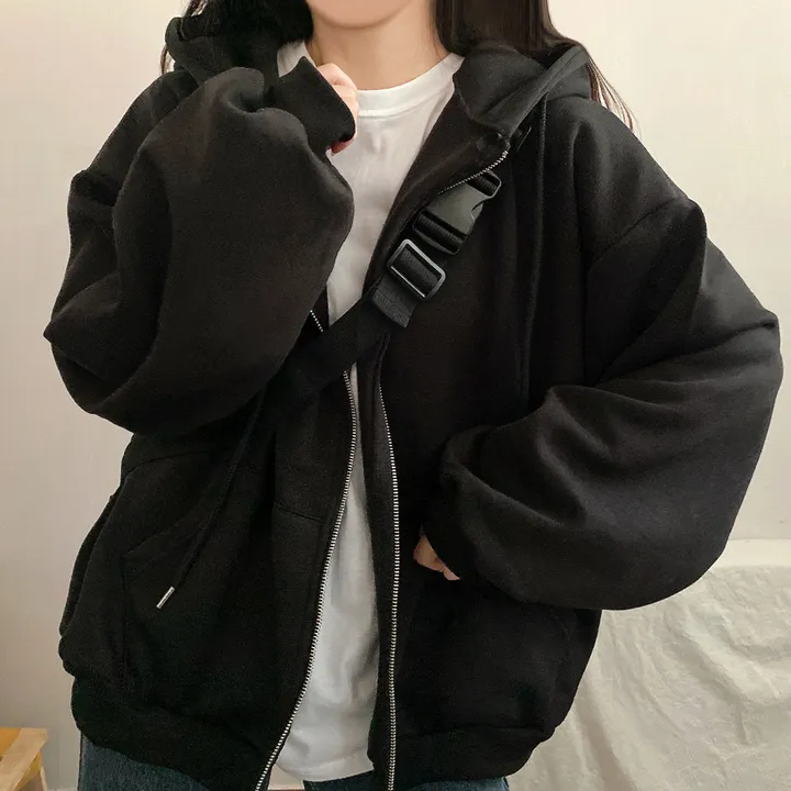 [기모/6color] 마일드 데일리 오버핏 투웨이 무지 후드집업 상세 이미지 32
