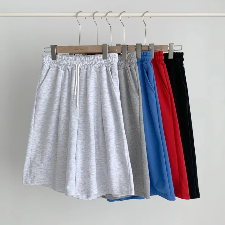 [핏보장🖤/L-XL] 발리 버뮤다 원턱 밴딩 와이드 숏 허리밴딩 트레이닝 팬츠 바지 키작녀 키큰녀 빅사이즈 남녀공용 상세 이미지 32