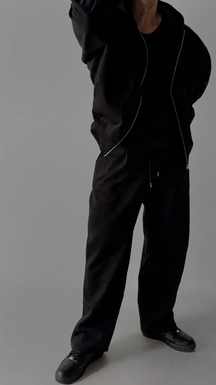 컬리 오버핏 헤비 후드집업 카펜터 빅사이즈 모자큰 후드 무지 탄탄 맨투맨 후드티 상세 이미지 35