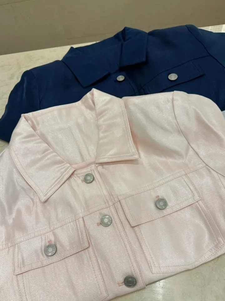[ 선주문할인 ] 렉스 카라 글로시 펄 자켓 (3color) / 하이퀄리티 / ss 봄 & 썸머자켓 상세 이미지 24
