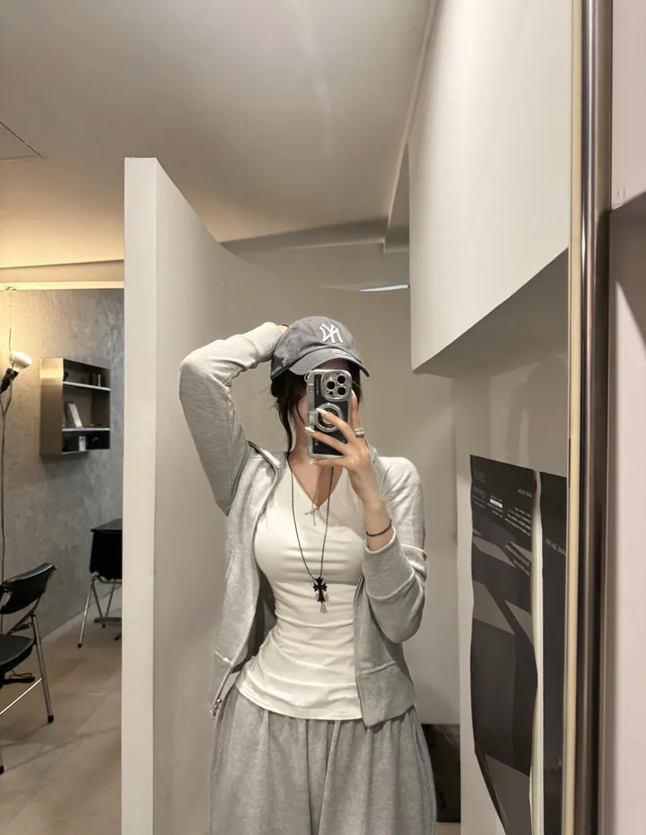 +영상핏 [슬림핏/핏보장!] 여리슬림 꾸안꾸 후드집업 상세 이미지 13