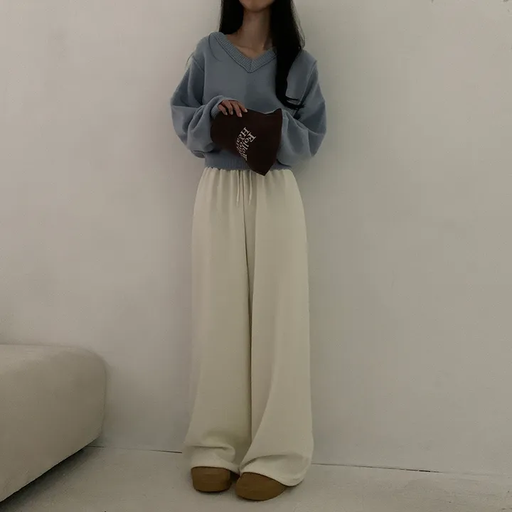 [MADE/숏,기본,롱] 모어러블 밀카 와이드핏 트레이닝 밴딩 롱 팬츠 7colors 상세 이미지 7